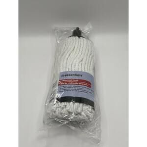 Cotton Replacement Mop Heads For Threaded Handle Essentials NIP